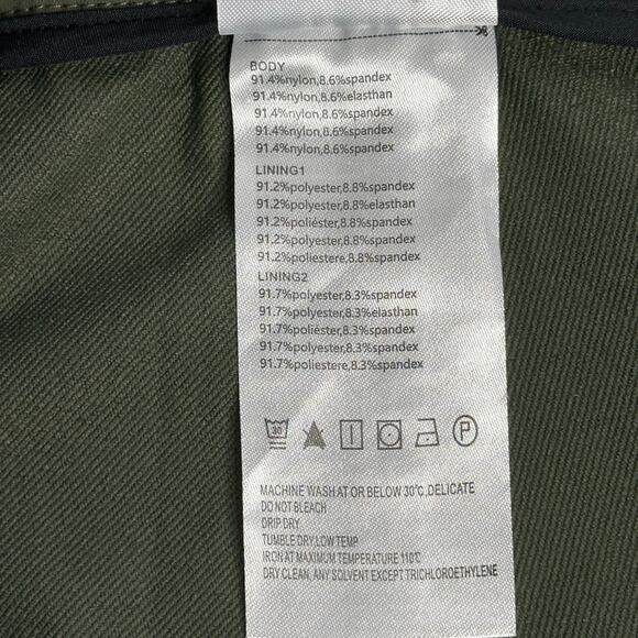 NWT Baleaf Womens Green Water Resistant Hiking Cargo Joggers UPF 50 Plus Sz 3XL - Picture 10 of 12